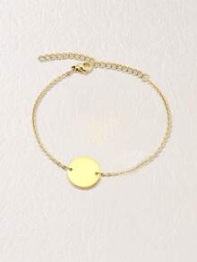 1pc Customized Pet Memorial Bracelet With Engraved Pet Portrait, Suitable For Dog And Cat Lovers, Personalized 1-3 Circle Pendant Gift, Pet Memorial Gift, Birthday Gift, Christmas Gift, Gift For Her - Multicolor - View 14