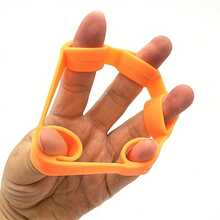 1pc Finger Resistance Band, Hand Grip Strength Trainer, Grip Strengthener, Finger & Forearm Exerciser, Stackable Resistance Trainer
