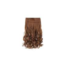20inch 1-Pack 3/4 Full Head Curly Wave Clips In On Synthetic Hair Extensions HE008 Hairpieces For Women 5 Clips 4.5 Oz Per Piece - Linen,Linen - Linen - 查看 1
