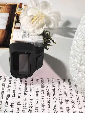 1 pieza/5 piezas/6 piezas/10 piezas/12 piezas Contador de anillos mini multicolor conveniente, estilo deportivo con pantalla digital de pulsación de dedo, adecuado para deportes al aire libre, Ramadán, pequeños regalos, regalo de Ramadán