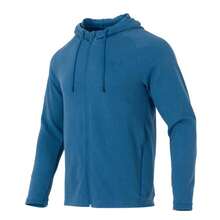 Under Armour معطف/جاكيت رياضية كاجوال خارجية مزودة بقبعة للرجال - طاووس أزرق - مشاهدة 1