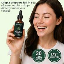 Betterbrand Mullein Leaf & Chlorophyll Drops For Lung Detox & Mucus Cleanse 30 Servings Clinically Studied Natural Liquid Herbal Supplement - 1 chai - Xem 6