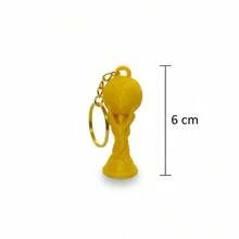 Llavero Trofeo Copa Mundial Futbol 6cm Copa Del Mundo - Dorado - Ver 4