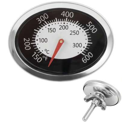 Q Oval Thermometer Gauge 60070 Weber Q2200 Q1200 Q120 Q220 Parts 2014 And Newer, Temperature Weber 60070 51010001 54060301 51040001 51080001 566001 Grill