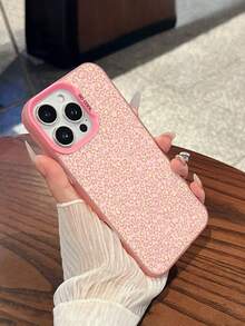 Funda para teléfono con estampado de leopardo y corazones, compatible con teléfonos ,  17,  16 Pro Max,  15 Pro Max,  13 y  12. Fabricada en TPU con un proceso de electrochapado de alta calidad que ofrece protección contra golpes y caídas. Un regalo ideal para familiares, amigos, seres queridos, parejas y para Navidad. - Rosa - Ver 3