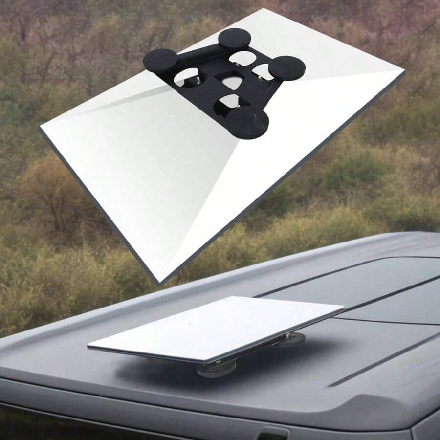 Starlink Gen 3 Soporte magntico para techo de barco/coche, 4 bases magnticas, kit de montaje Burbifro Starlink para plato Starlink estndar Gen3 V3 - negro - - Ver 1