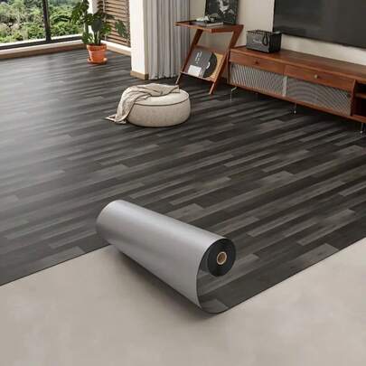 1 rollo de papel tapiz de grano de madera grueso y empalmado, pegatinas de suelo autoadhesivas y desmontables, pegatinas de grano de madera retro gruesas, decoración de dormitorio, sala de estar, decoración de habitación, decoración retro, escritorio, gabinete, superficie de trabajo, decoración del hogar