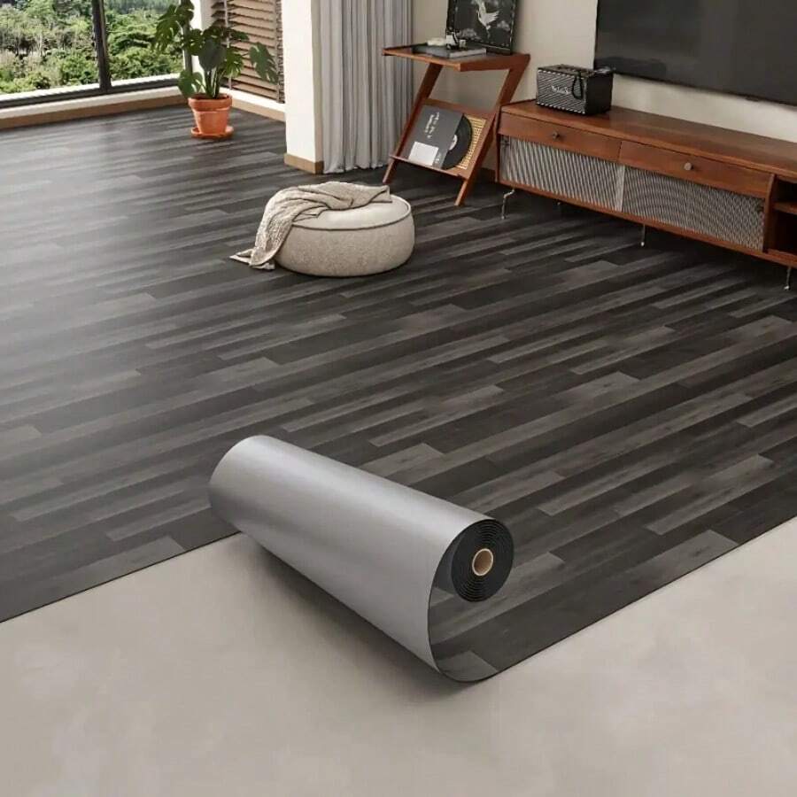 1 Roll Thick Peel And Stick Wood Grain Wallpaper, Removable Vintage Wood Grain Thick Contact Paper, Bedroom/Living Room Floor Decor, Room Decoration, Vintage Decor, Desk/Cabinet/Countertop Home Decor - Multicolor - View 1
