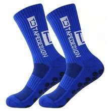 Professional Competition Soccer Socks Silicone Socks With Non-Slip Suction Cups - 藍色 - 查看 6