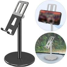 Soporte Ajustable Universal para Escritorio, ngulo de Altura Ajustable con Base Negro - Negro - Ver 5