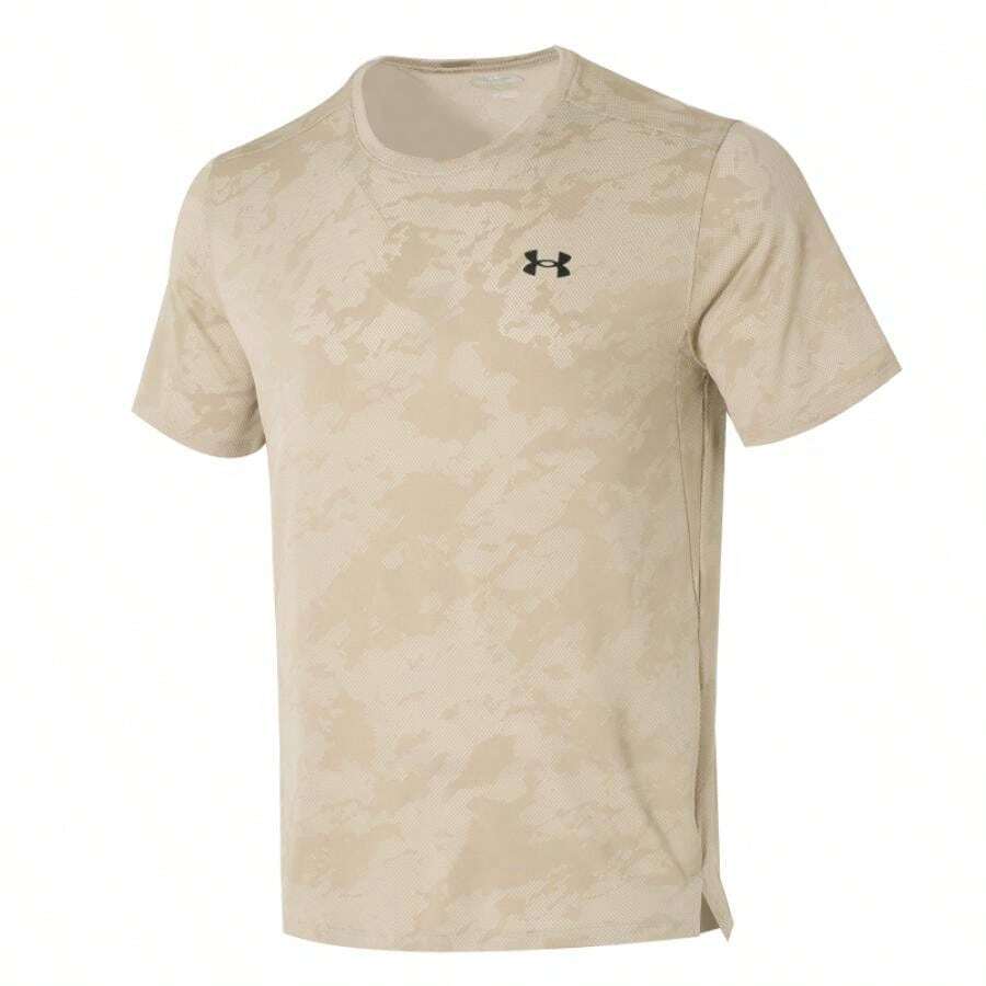 Under Armour UA Tech Vent Jcqrd SS Casual Running Short Sleeve Shirt, Men, Daily Commute Top, Sports Outdoor T-Shirt 1390047 - Brown - View 1