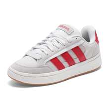 Adidas 男女通用 GC ALPHA SK8 低帮运动鞋，复古简约轻便防滑休闲鞋，HQ7365 - 晶白/淺猩紅/漢玉白 - 查看 3