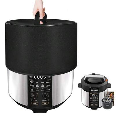 Dust Cover For 6 Quart Slow Cooker Heavy Duty Waterproof Dustproof Slow Cooker Cover Case With Handle Pressure Cooker Protective Cover For COSORI Electric Pressure Cooker 6 Qt, 9-In-1(13.8*14.2 In),6Quarts