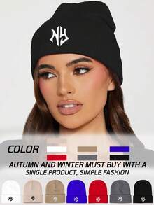 1 件刺绣纽约棒球帽，轻便透气可调节防晒遮阳帽，适合户外/旅行/徒步旅行/骑自行车，春季/秋季 - 刺繡 - 查看 16