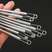 简易灵活的穿线工具 - 金属弹簧穿线工具，适用于各种针线的运动，家用缝纫工具，脐带袜，多用途松紧带腰带，脐带织带辅助装置弹簧眼穿线器 - 查看 4