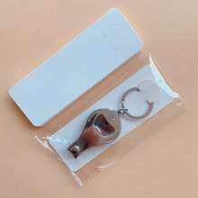 20/80/100pcs White Display Packaging Cards With Clear Bags, Keychain Presentation Card Set, Convenient DIY Jewelry Display For Keychains - Multicolor - View 8