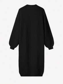 Áo khoác cardigan dệt kim dài tay màu trơn mới, kiểu dáng tối giản thời trang, thanh lịch, thoải mái, phù hợp cho việc đi làm và mặc hàng ngày. - Kese - Xem 7