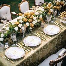 200PCS Gold Napkins - 3-Ply Mr And Mrs Napkin - Disposable Dinner Paper Napkins For Table Decorations, Ideal For Weddings, Showers, Engagement Parties,Gold-2 - 金牌-2 - 查看 6