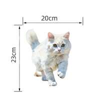 Cute Cat Heat Transfer Vinyl Stickers, Suitable For Men And Women, Washable Decals For DIY Iron-On Patches, Applicable To T-Shirts, Pillows, Jeans, Jackets, Backpacks, Clothing, Hats And Other Shiny Fashion Accessories, Heat Press Patches, Garment Design, Heat Press Appliques, Washable Metallic Stickers - Multicolor - View 7