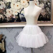 新娘衬裙 80cm/70cm/60cm，双层/四层柔软薄纱裙撑，腰部可调节，蓬蓬裙衬裙，适用于婚纱、洛丽塔角色扮演 - 彩色 - 查看 15