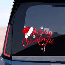 Christmas Window Sticker, Suitable For Glass, Metal, And Ceramic Surfaces, Making It A Perfect Gift For Christmas And Halloween - Easy To Apply And Remove, Leaves No Residue! - Red - View 3
