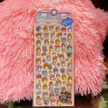 Ghostly Family Crystal Embossed Stickers, Children Decorative Stickers