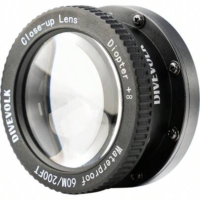 Lente subacutica+8, lente ptica hmeda para carcasa SEATOUCH 4