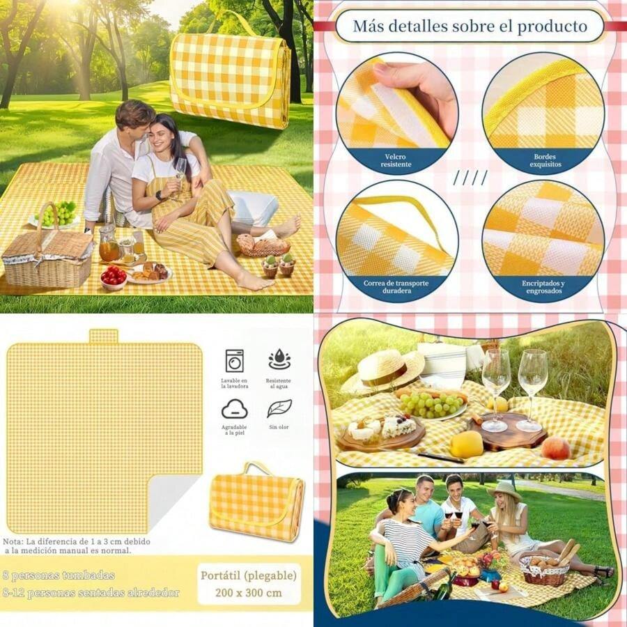 Picnic Mat - Multicolor - View 1