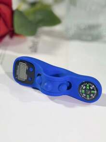 عداد خرز يدوي مع وظيفة البوصلة، إضاءة LED، عداد إلكتروني، مصنوع من مادة مطاطية، عداد متعدد الوظائف محمول للصلاة والإيمان والمستودعات وتدفق الناس وغيرها - متعدد الألوان - مشاهدة 16