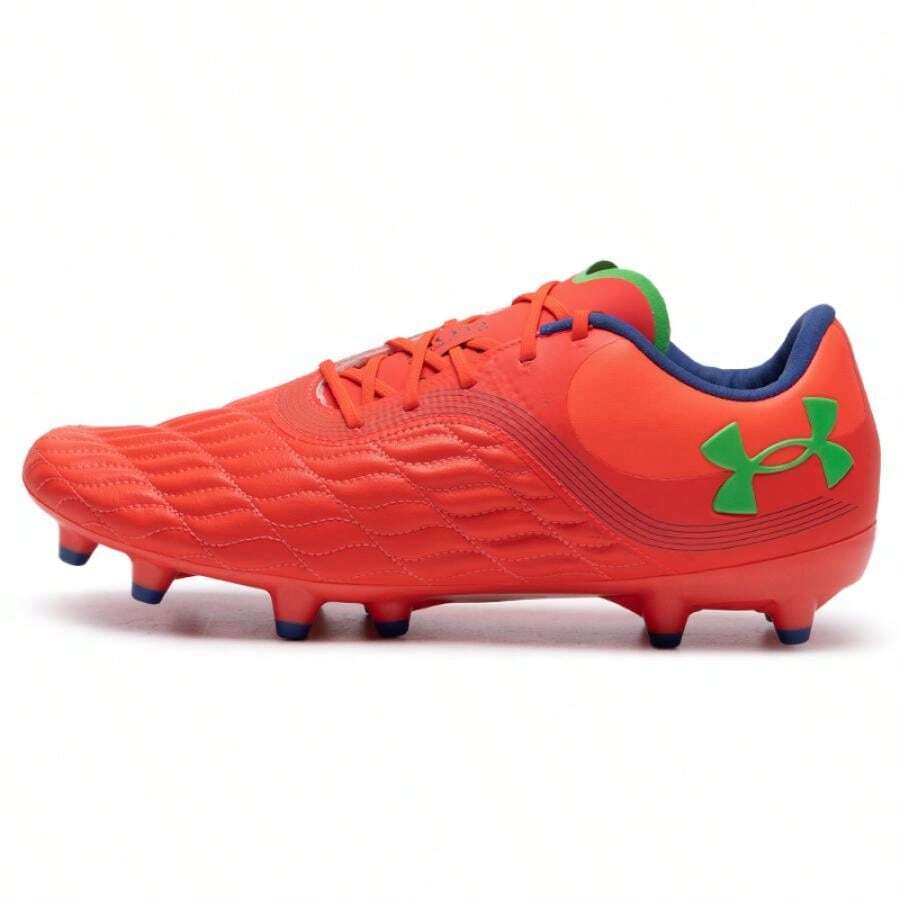 Under Armour Clone Mag Pro 3.0 FG Football/Soccer Shoes, Shock-Absorbing Charged Cushioning Midsole, For Men & Women, Match & Training - Red - View 1