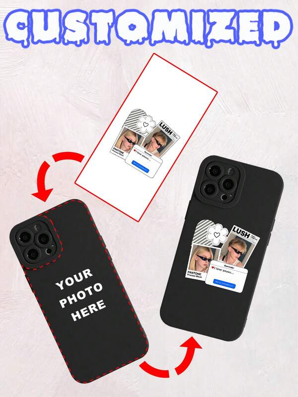 Custodia per telefono personalizzata con design a collage, compatibile con e Galaxy