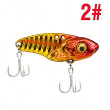 1个金属VIB路亚饵 - 1.85英寸/10克，3D眼勺形旋转平衡饵，沉水硬饵，钓鱼用具 - 彩色 - 查看 15
