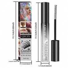 1pc Lengthening & Curling Mascara, Smudge-Proof. Fine Texture, Suitable For Stage Makeup, Can Be Applied On Eyebrows.