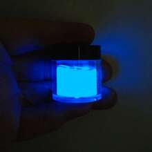 10g Sky Blue Glow-In-The-Dark Nail Pigment - Luminous Epoxy Resin Dye Acrylic Craft Tips Halloween Party - Apricot - View 10