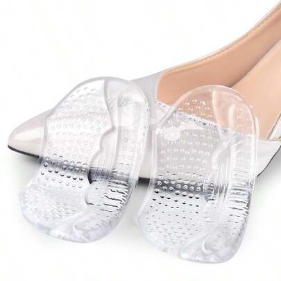 1 Pair Invisible Transparent Heel Grips, Comfortable Anti-Friction Anti-Slip Shoe Pads Suitable For Women's High Heels, Shoes, Sandals In Summer