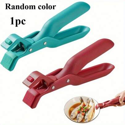 [Anti-Scalding Clip] 1 Piece Kitchen Anti-Scalding Tongs And Clips| Multifunctional Bowl Holder, Air Fryer Clip, Heat-Resistant Handle, Oven Pot Clip