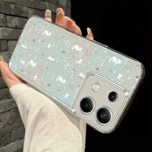 Funda de Teléfono con Lazo de Gato Adecuada para Redmi 10 12C 13 14C A1 A2+ A3 Note 8 9 10 11S 12 13 14Pro+  10T 11 Lite 13T 14 14T Pro 15 Poco C61 C65 C75 M4 Pro M5S M6 X3 X4 GT X5 X6 X7 Pro F3 F4 F5 F6 Pro Funda de Teléfono Transparente de Caricatura a Prueba de Golpes Cobertura Completa TPU Funda de Teléfono Simple Moda a Prueba de Golpes Carcasa Suave Creativa - Colores mixtos - Ver 1