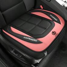 Single Car Front Seat Cover, Durable PU Leather With Storage Pocket, All-Season Fit For Most Cars, SUVs, Trucks - Snug Protection
