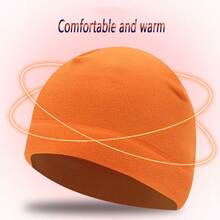 Căciulă caldă de lână de iarnă, șapcă de ciclism și schi, căciulă sport, căști antivânt, șapcă fără boruri, șapcă de drumeție și alergare, căciulă fără boruri - Multicolor - Vizualizare 3