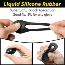 Paquete de 2 bateadores de béisbol para entrenamiento, protector de pulgar de béisbol, agarre de bateo, accesorios de béisbol, equipo de entrenamiento de béisbol, protector de pulgar, entrenador de - Negro - Ver 12