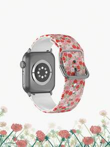 1 pezzo Cinturino di ricambio morbido ed elastico, traspirante, adatto per Apple Watch 38mm 40mm 41mm 45mm 44mm 42mm 49mm, cinturino in silicone casual alla moda compatibile con Apple Watch Ultra Series, S10/SE/9/8/7/6/5/4/3/2/1 - Multicolore - Visualizzare 2