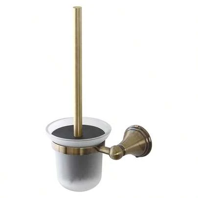 Portasciugamani da parete 40 cm, finitura bronzo, completo di kit di fissaggio serie Iris