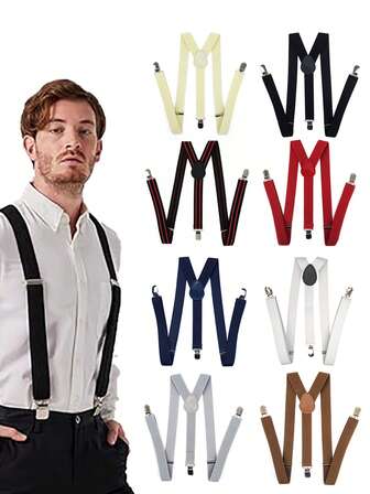 1 pieza Tirantes unisex en forma de Y para hombres y mujeres, accesorio para disfraz de fiesta, atuendo diario, disfraz y regalo perfecto