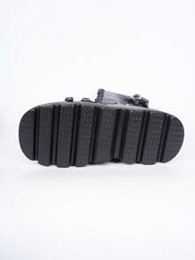 Dark Gothic Punk Knight Over-The-Knee Boots, Platform Chunky Heels