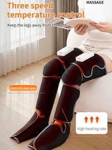 Rechargeable Calf Massager, Wireless Electric Constant Temperature Foot Warmer, Air Pressure Leg Massager, Multi-Function Leg Massager With Knee Heating, Air Pressure Leg Circulation Massager