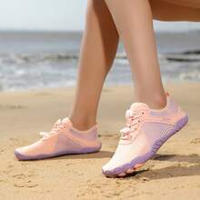 أحذية رياضية للنساء مانعة للانزلاق، أحذية شاطئ سريعة الجفاف، مناسبة للتزحلق على الأمواج والسباحة والصيد والغوص والجيم والمشي على السير الكهربائي والرياضة - ارجواني فاتح - مشاهدة 7