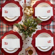 50 Pack Christmas Deer Paper Napkins - Christmas Red Dinner Napkins - Cloth-Like Disposable Hand Towels For Xmas Holiday Table Bathroom Decor Party,RedDeer - 紅鹿市 - 查看 6