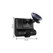 3-In-1 Surveillance Camera, Rearview, Front And Interior For Car - Black - View 6