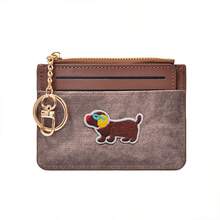 Mint Green Dachshund Multi-Card Holder Wallet Compact & Convenient Card Case Large Capacity & Personalized For Women Mini Wallet Small Wallet Wallet Keychain Card Wallet Gifts Stocking Stuffers Accessories - Multicolor - View 12