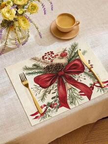 1 Stuk Kerstvogel Tafelloper, Decoratieve Kersttafelloper, Kersttafelloper In Linnenlook, Tafelloper, Tafelloper, 1 Stuk Tafelloper, 4 Stuks Placemats, 1 Stuk Kussenhoes, 3 Producten Beschikbaar, Seizoensgebonden Woonaccessoires, Feestartikelen Voor Binnen En Buiten, Winterse Woonaccessoires, Kerstdecoratie, Kerstkamerdecoratie, Kerstfeestdecoratie